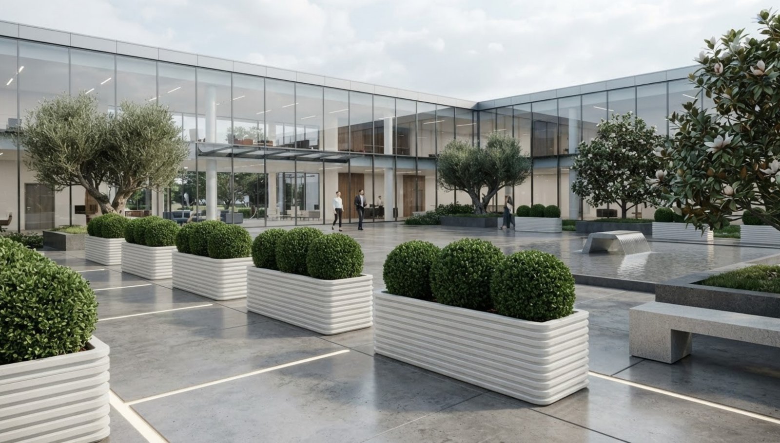 Cratere concrete planter collection